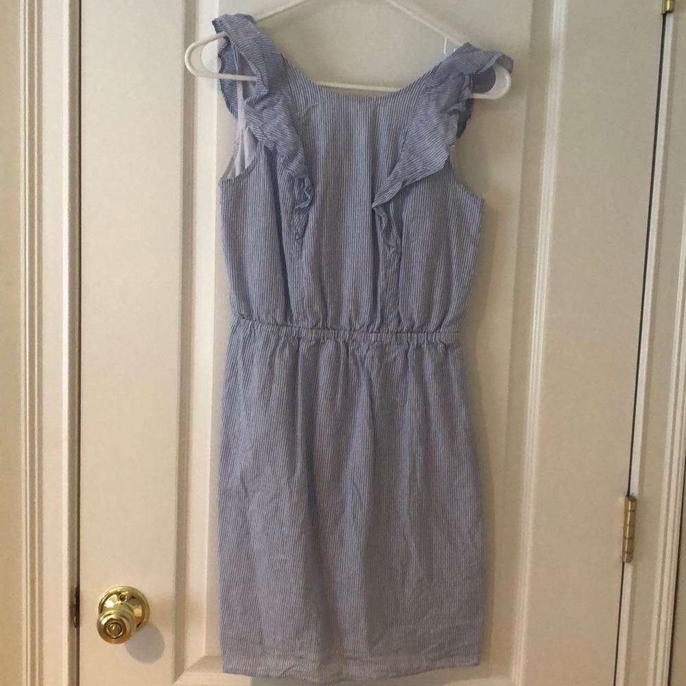 J. Crew Searsucker dress